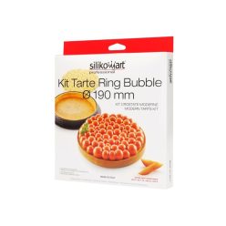 Silikomart tarte forma, buborékmintás szilikonnal, 19 cm