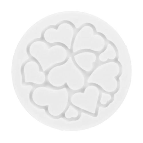 Silikomart tuile, dekor forma, szilikon, mini Love
