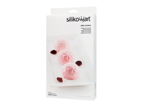 Silikomart szilikon forma, mini Gemma, 18×34×4,3 cm