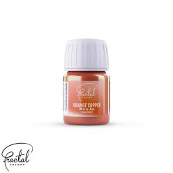   Fractal Folyékony Metál Ételfesték - Narancssárga réz, 30g