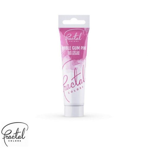Fractal Full-Fill Gél Állagú Ételszínezék - Bubble Gum Pink, 30g